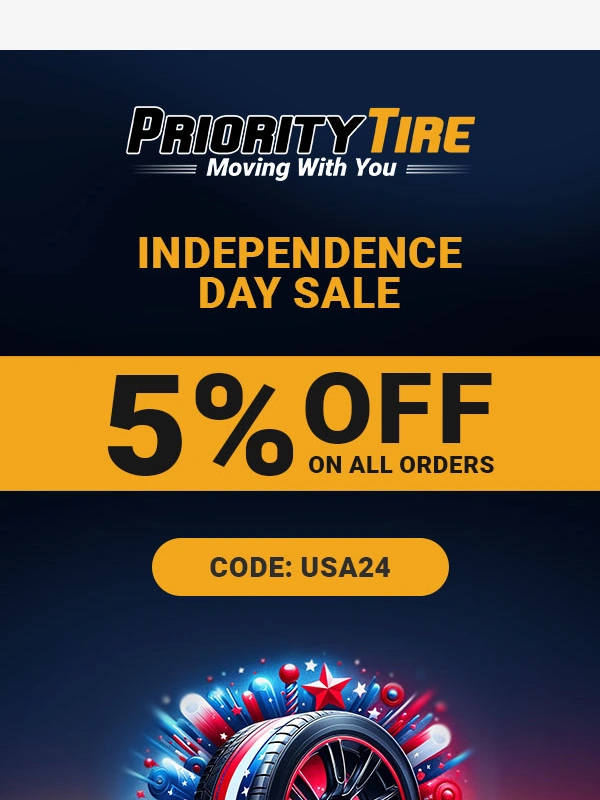 Priority Tire - Unleash Discounts this Independence Day ??