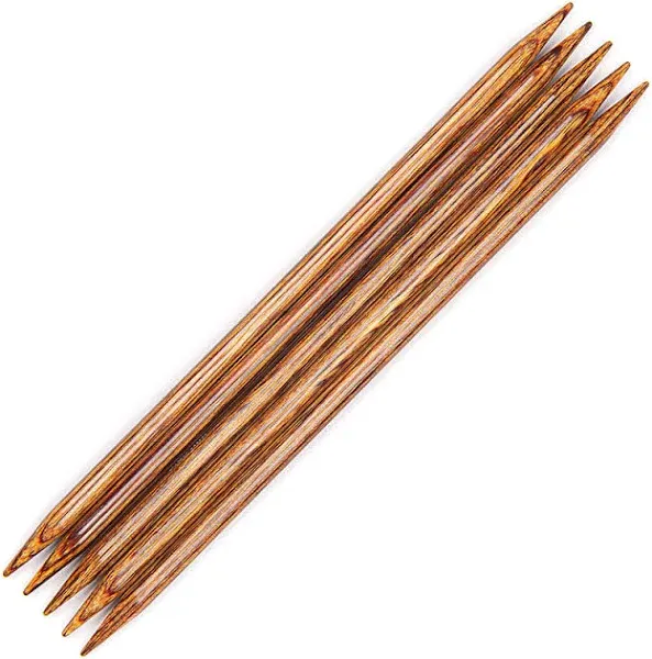 KnitPro Ginger Double Pointed Knitting Needles Birch 15cm