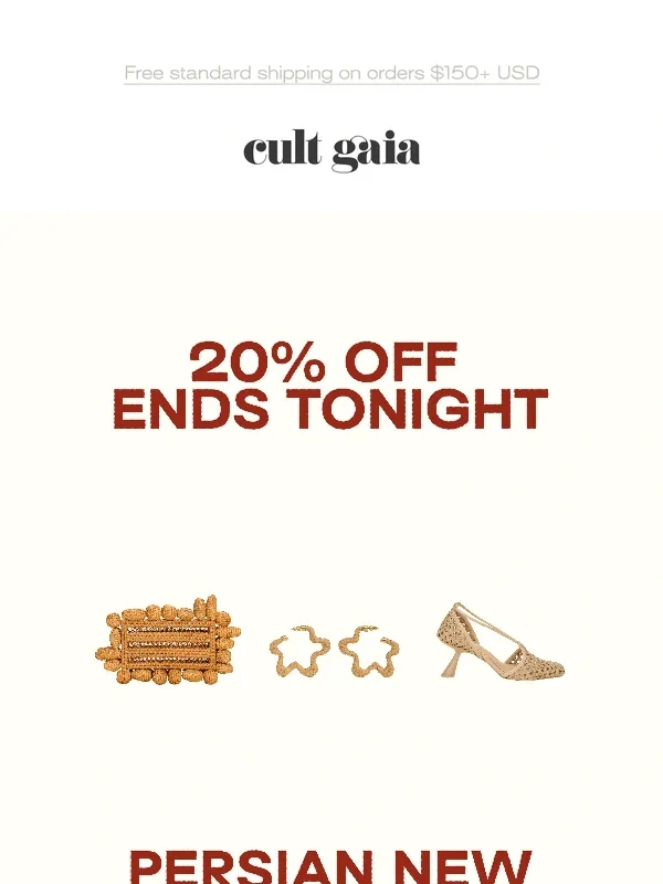CULT GAIA - THE NOWRUZ EVENT ENDS TONIGHT