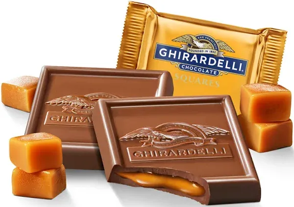 Ghirardelli Caramel Milk Chocolate Squares