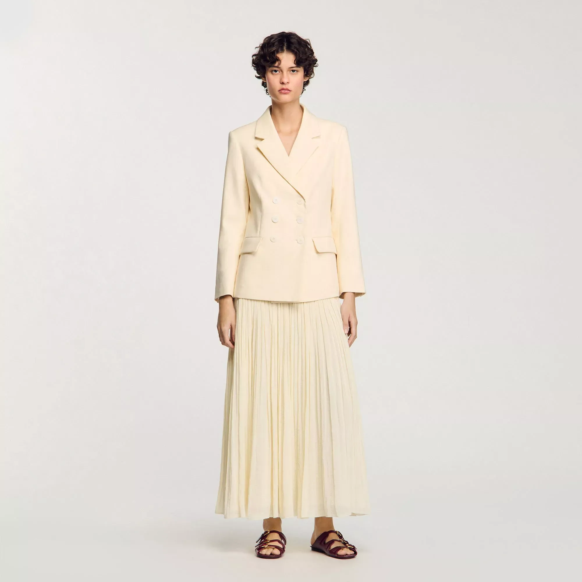 Sandro Double-breasted suit jacket - female - 2