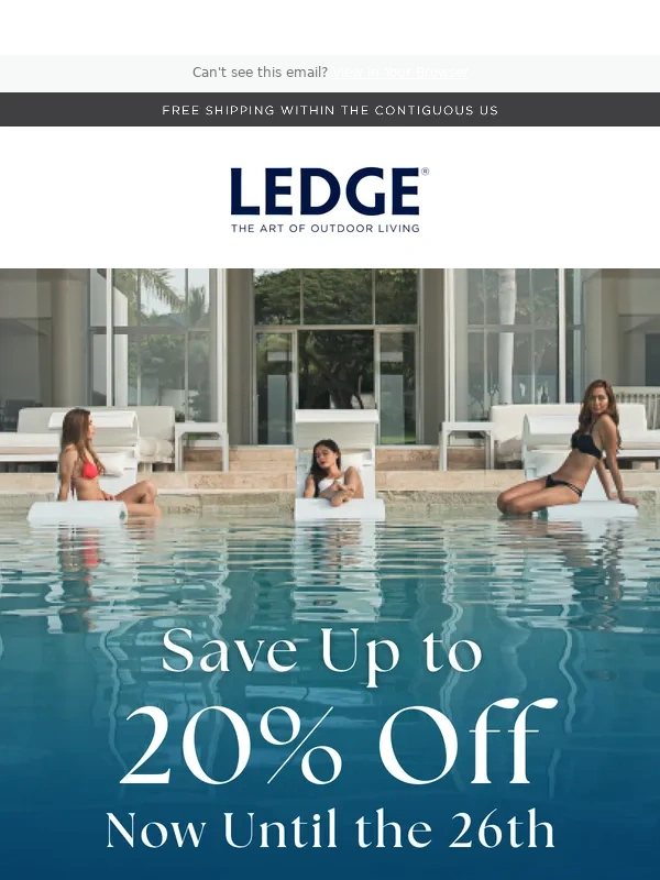 Ledge Lounger - Time’s almost up