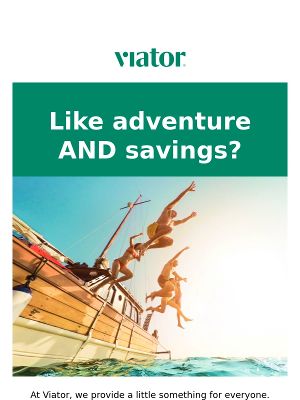 Viator - Take $25 off your first booking