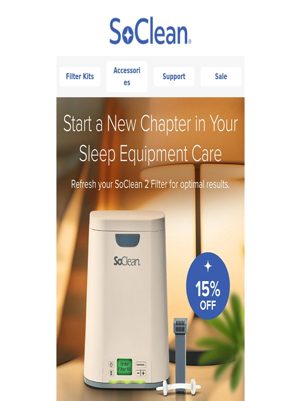 SoClean - New year,better sleep equipment care