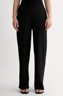 Everlane The Crinkle Pant - Black