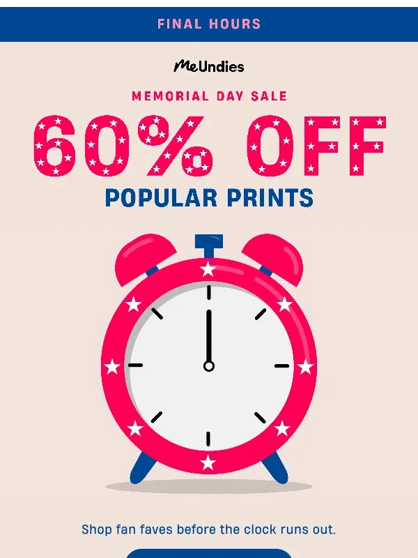 MeUndies - Final Hours: Flash Sale ?
