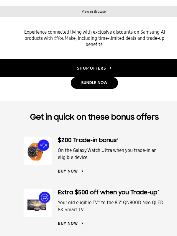 Samsung - Bundle and save with #YouMake