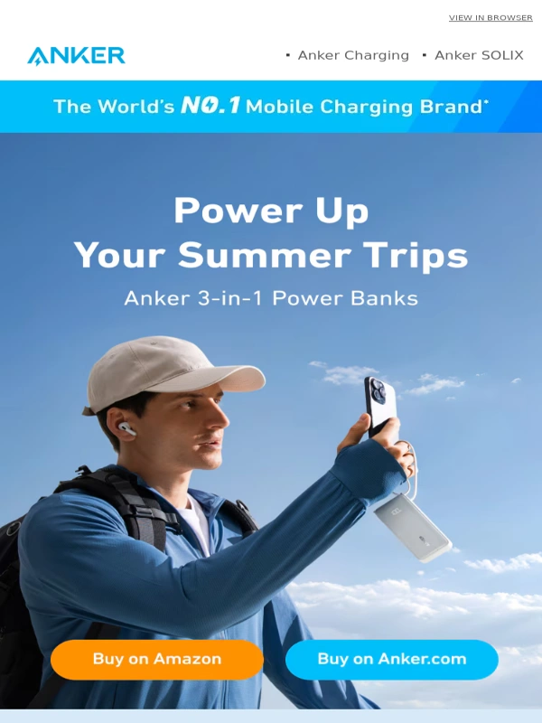 Anker - Gear Up for Summer Adventures with Anker 3-in-1 Power Banks ?