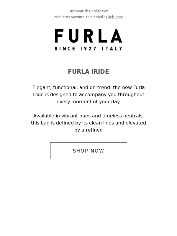 Furla - Furla Iride: the new must-have model