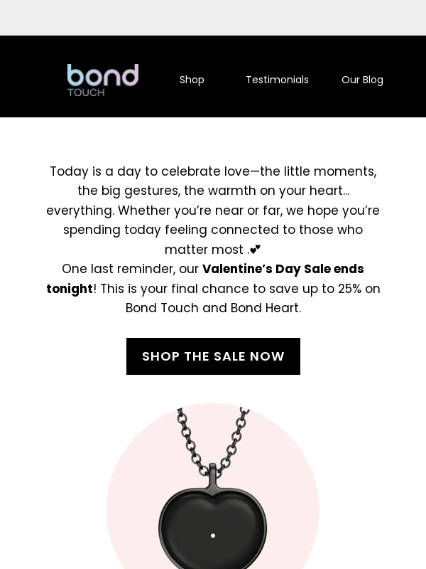 Bond Touch - Happy Valentine’s Day! ❤️