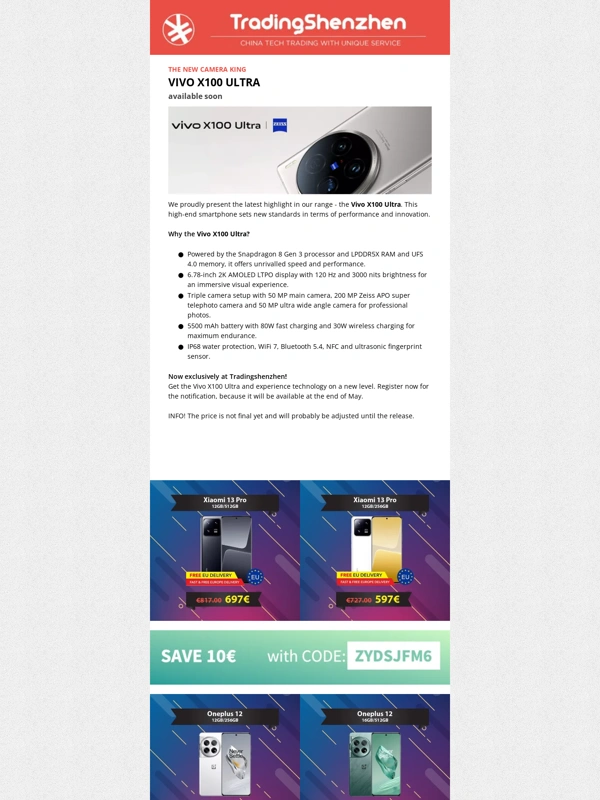 TradingShenzhen - Vivo X100 Ultra - THE CAMERA KING ?