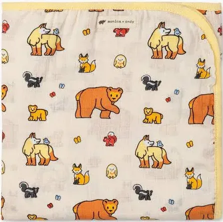 Monica + Andy Always Blanket in Forest Friends