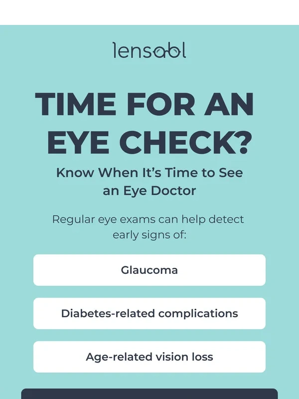 Lensabl - Signs It’s Time for an Eye Check