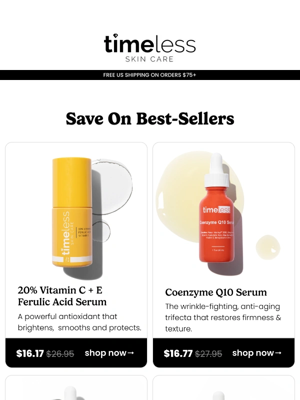 Timeless Skin Care - Up to 50% Off Sitewide*