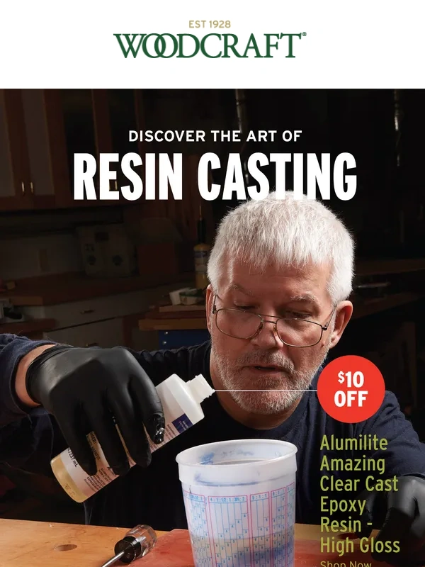 Woodcraft - Pour-fect Items That Will Resin-ate With You!