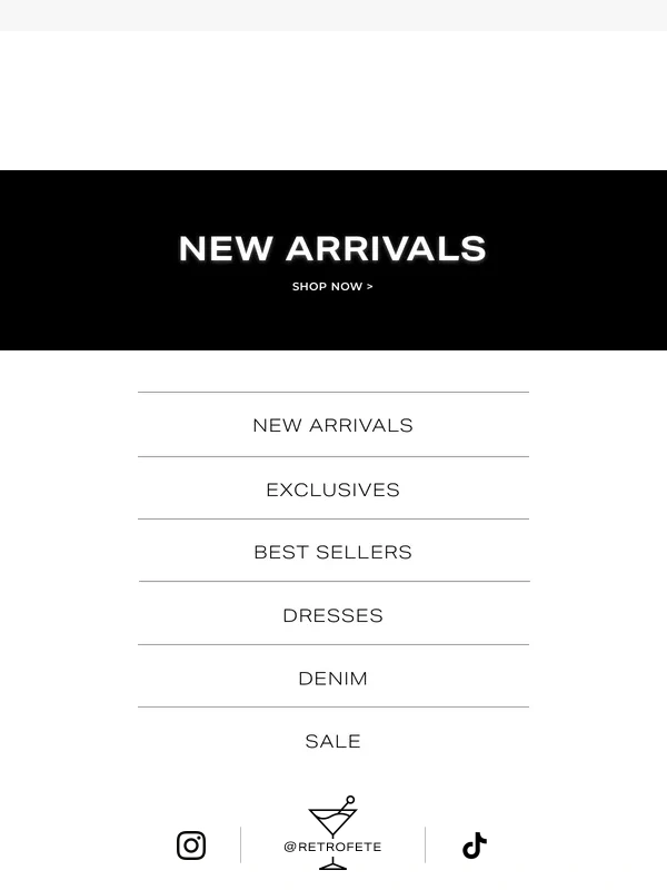 Retrofete - SHOP THE ARCHIVE SALE
