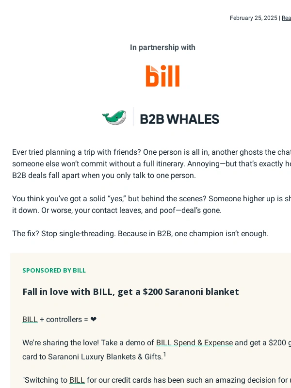 Bill - How multi-threading helps you close bigger deals