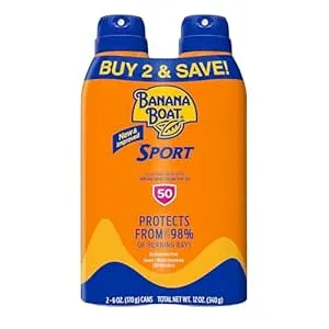 Prime: 2-Count 6-Oz Banana Boat Sport Ultra SPF 50 Sunscreen Spray $10.63 + Free Shipping