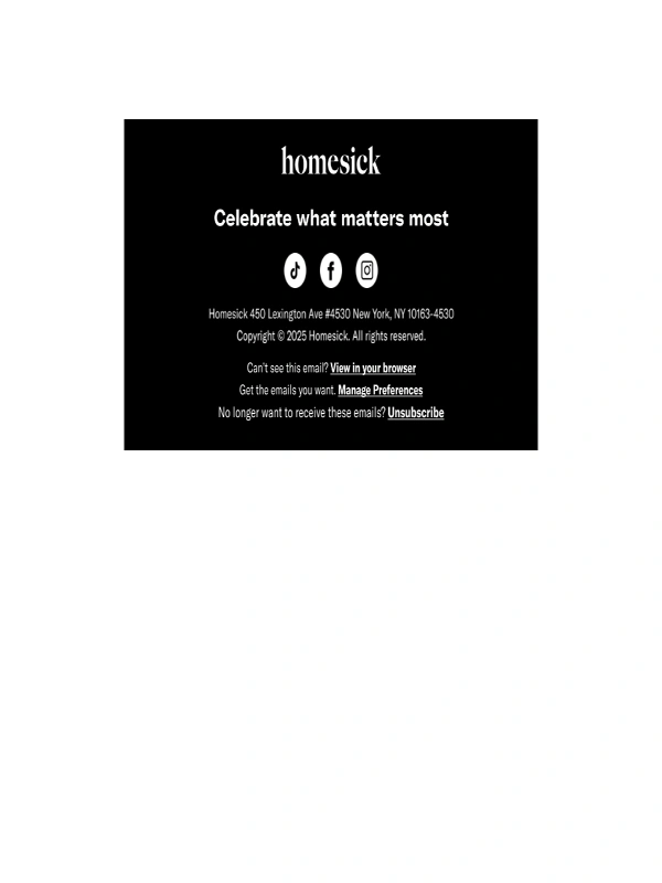 Homesick Candles - 25% off is almost over ?