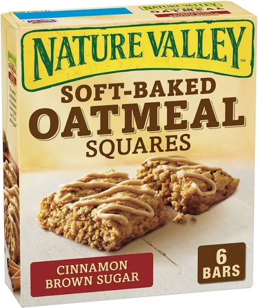 6-Count 1.24-Oz Nature Valley Soft-Baked Oatmeal Squares (Cinnamon Brown Sugar) $2.14 w/ S&S + Free Shipping w/ Prime or on $35+