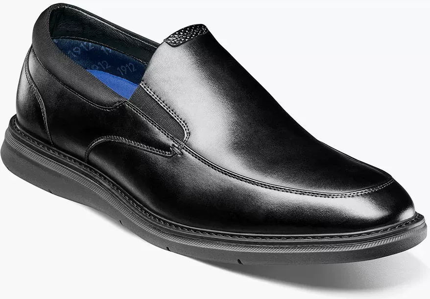Nunn Bush Shoes Chase Moc Toe Slip On Black Size 8.5