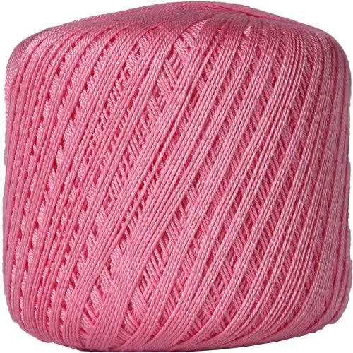 Cotton Crochet Thread Size 10 Pink 175 Yds