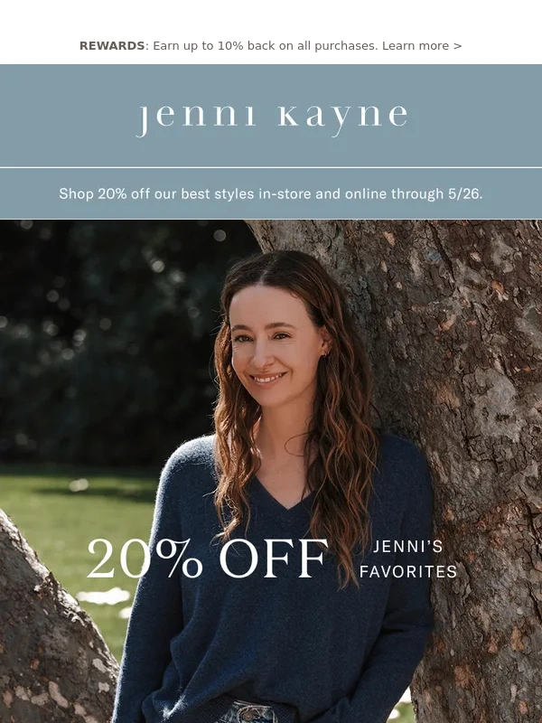 Jenni Kayne - Save 20% On Jenni’s Edit