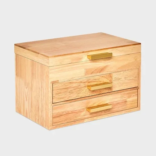A New Day 3-Drawer Organizer Jewelry Box (Wood) $15.99 + Free Shipping