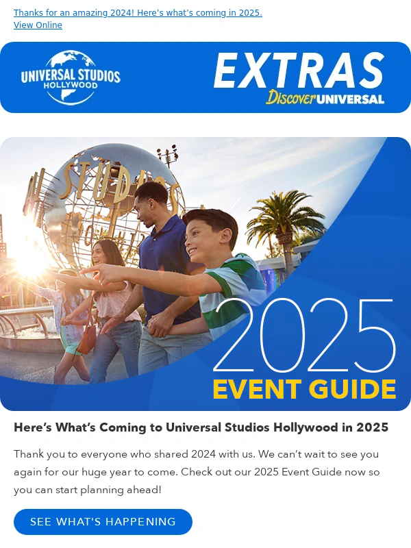Universal Studios Hollywood - Your Latest Extras is Here! ✨