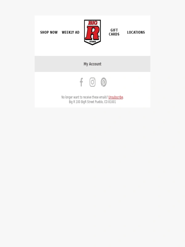 Big R - ?!!Attention All Big R Insiders!!?
