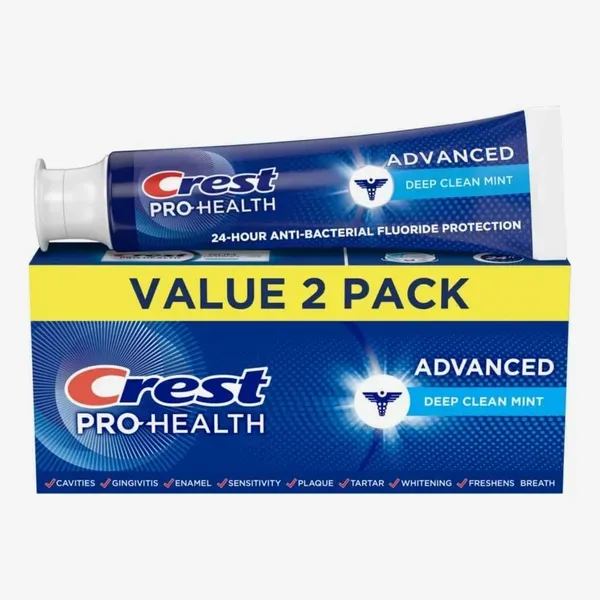 Crest Pro-Health Advanced Toothpaste - Deep Clean Mint, 2 Count