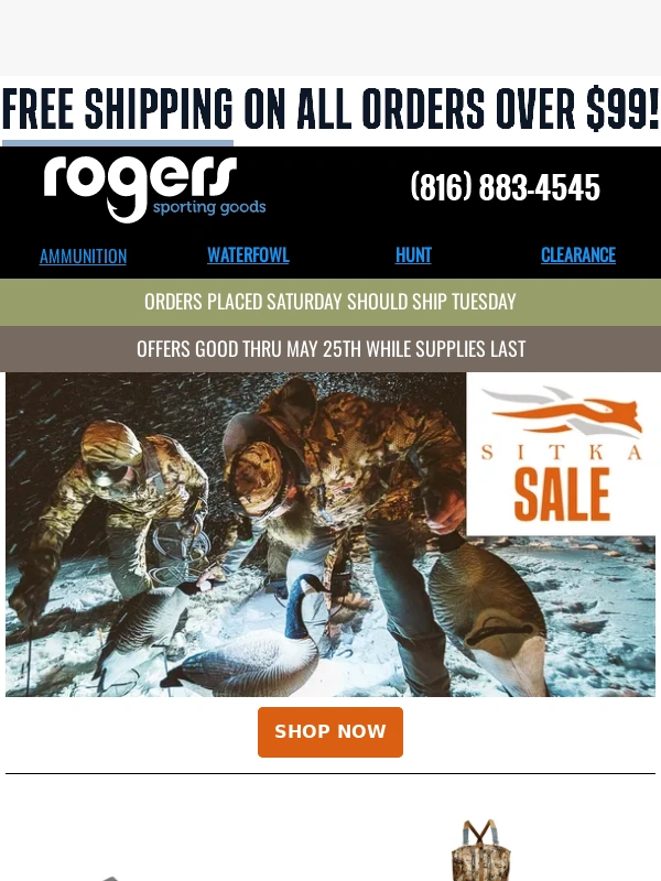 Rogers Sporting Goods - Sitka SALE Extended! 20% Off AXIL and Decibullz!