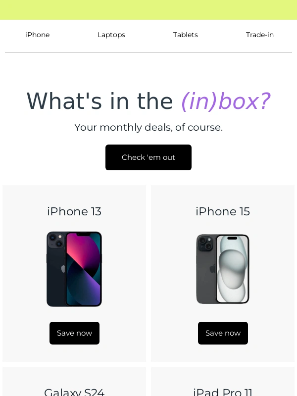 Back Market - May's deals just dropped