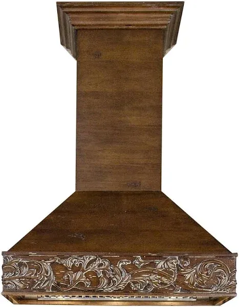 ZLINE 42" Wooden Wall Mount Range Hood