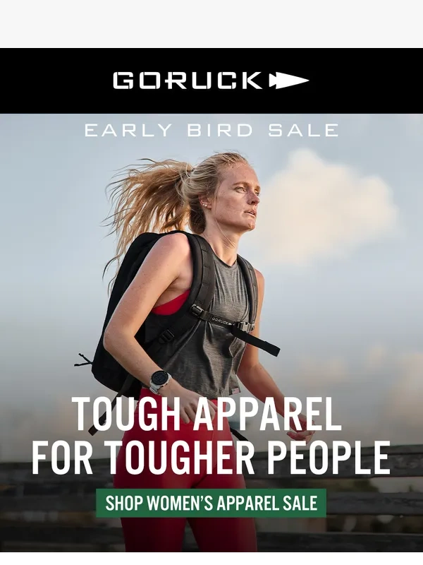 GORUCK - Up to 40% OFF Women’s Apparel