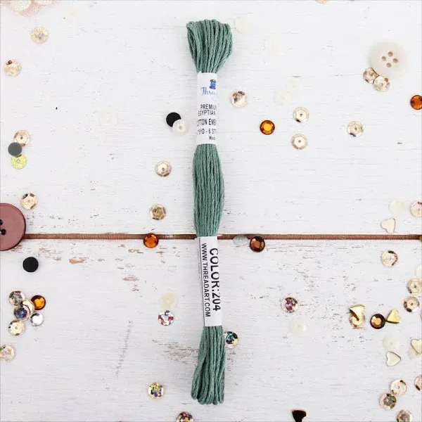 Sea Green Premium Cotton Embroidery Floss