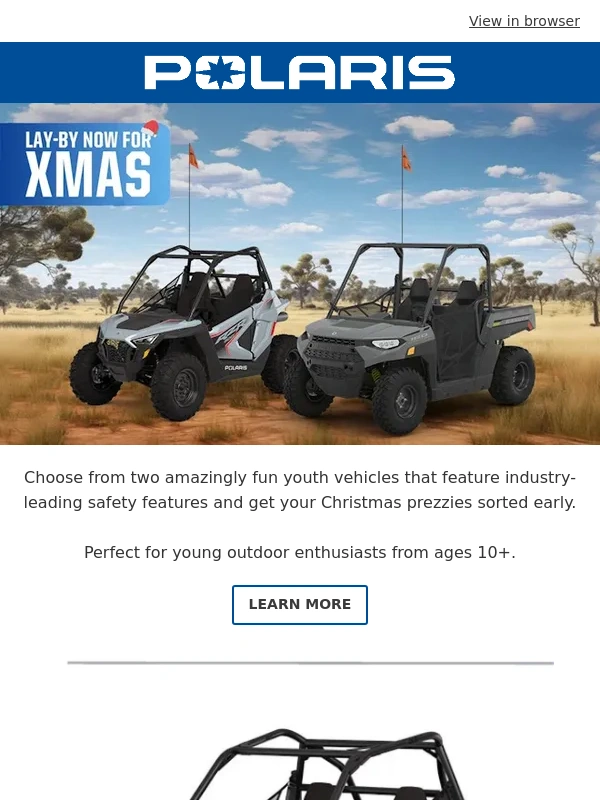 Polaris - Get Xmas Sorted Early ?