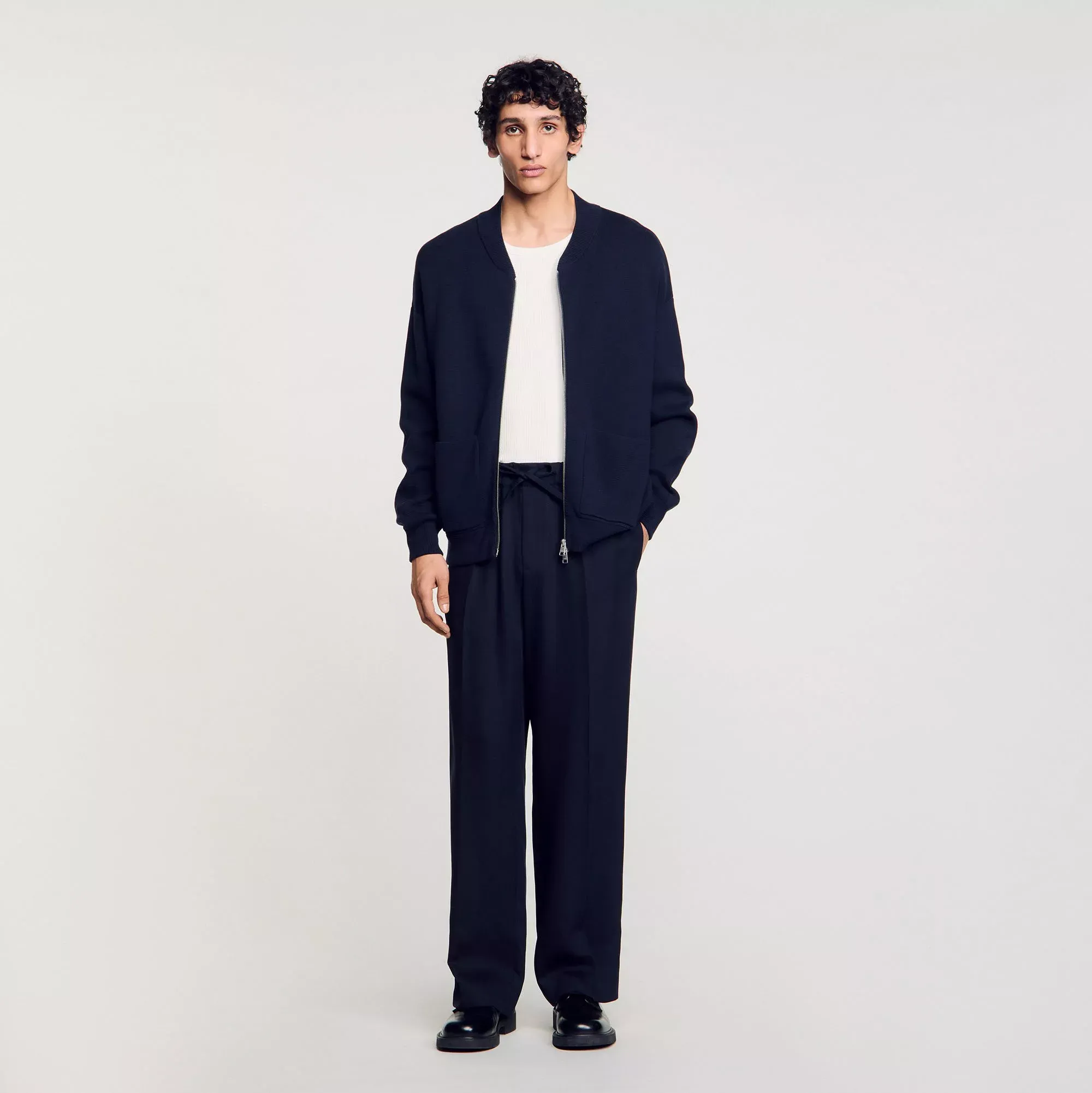 Sandro Knit jacket - male - L