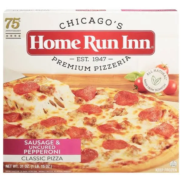 Home Run Inn Classic Sausage Uncured Pepperoni Pizza