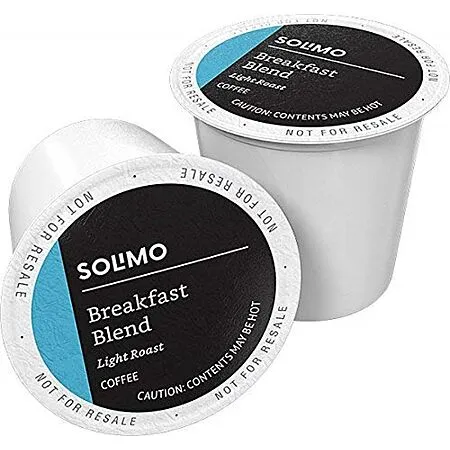 100-Count Solimo K Cup Coffee Pods (Various Flavors)