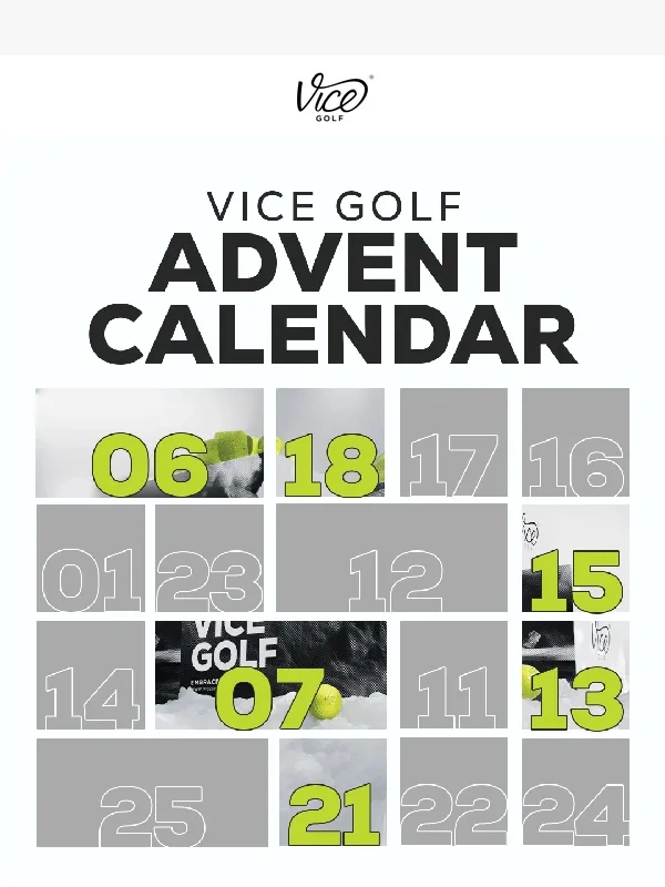 VICE Golf - ?Our Holiday Countdown Continues ?