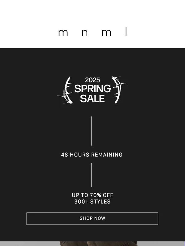 mnml - The Spring Sale: Final Markdowns Added ?