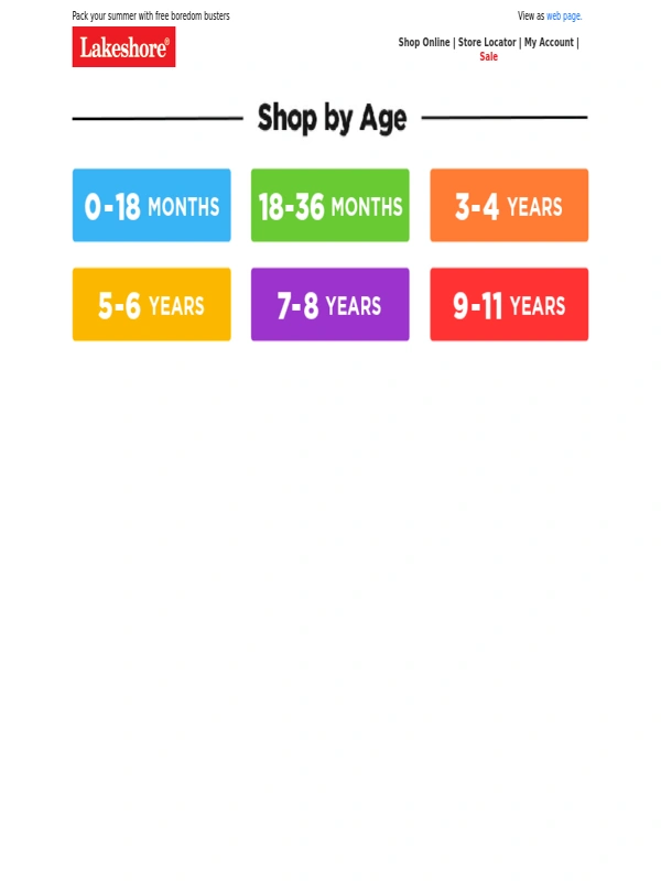 Lakeshore Learning - ☀️ This Weekend: Free Summer Fun!