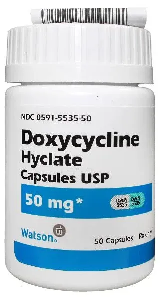 Doxycycline Hyclate Capsules 50mg