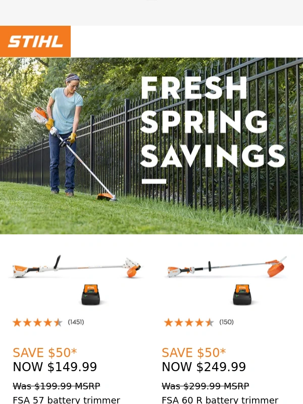 Stihl Leaf Blower - Make your ? a showstopper