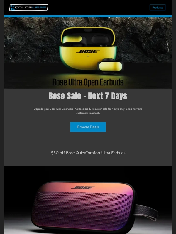 ColorWare - ColorWare Bose Sale