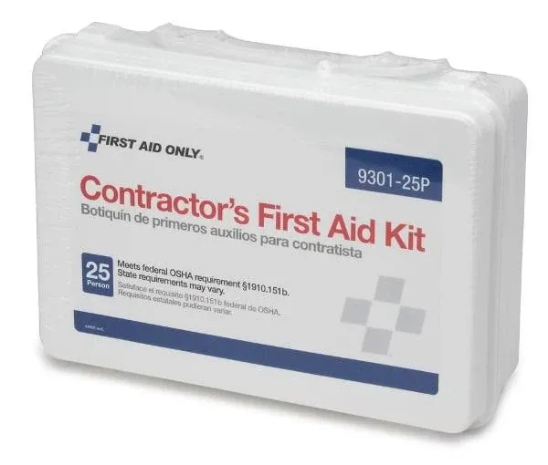 First Aid Only 25 Person Contractor First Aid Kit