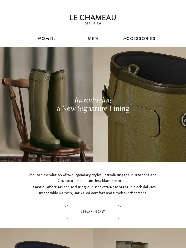 Le Chameau - Introducing a New Signature Lining