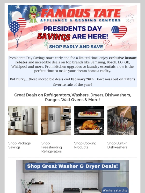 Famous Tate - Presidents Day Savings are here! ⭐️ ??
