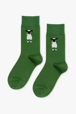 Hansel From Basel Nice To See Ewe Crew Socks